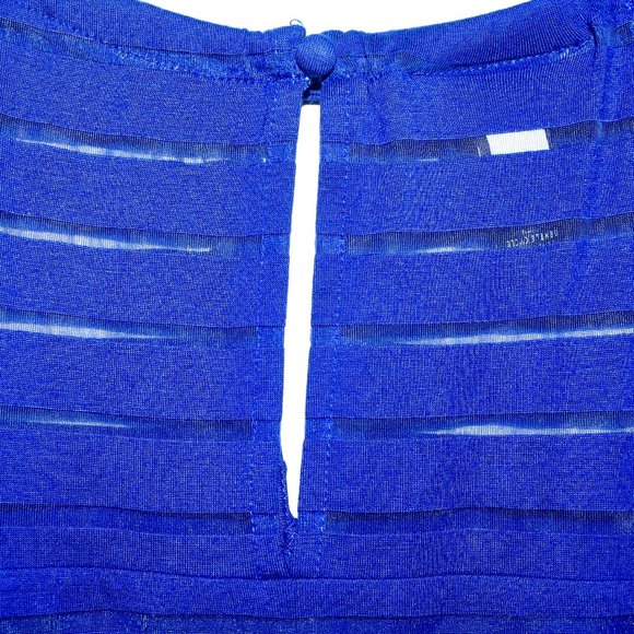 NEW INC International Concepts Blue Sleeveless Halter Blouse - Medium - Picture 6 of 10